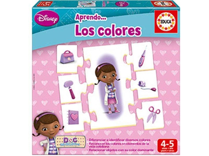 Puzzle EDUCA Aprendo los colores (42 Piezas)