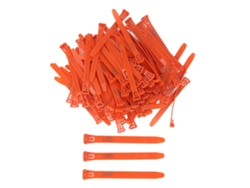 Anillas Numeradas Para Patas De Pollos 1-100 Reutilizables Para Pollos Pollitos Patos Palomas Gansos Naranja