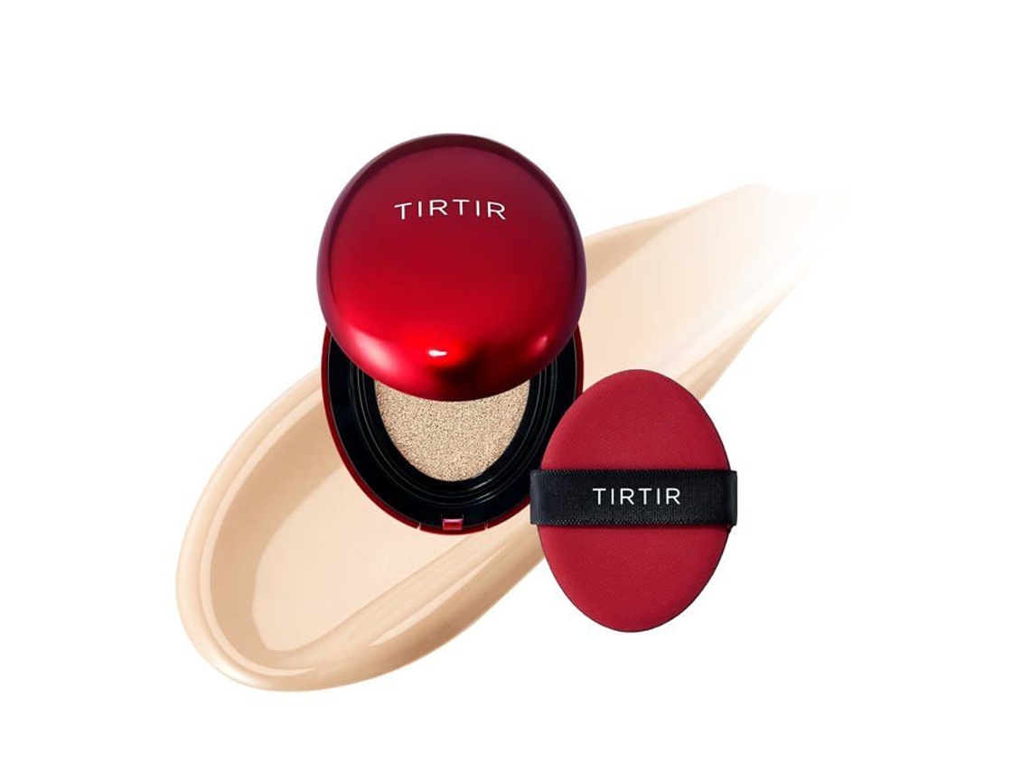 Mini Ajuste Mascara Rouge Mini Cushion 17n Vanilla Fond De Teint Coussin Shade 17 Vanilia Natural Version Mini Tirtir