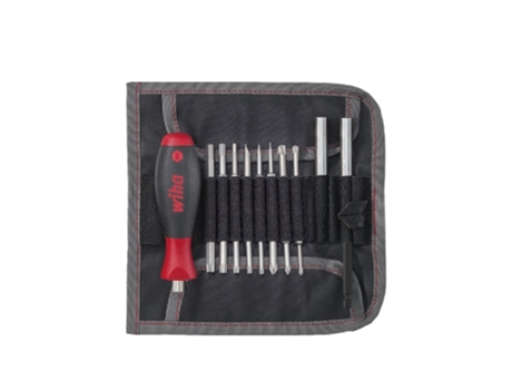 WIHA Juego de bits de montaje 20 unid., en bolsa enrollable (44576)