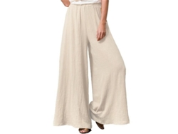 Pantalones de mujer de pierna ancha con cintura elástica, modelo 2026, estilo holgado e informal, de alta calidad.