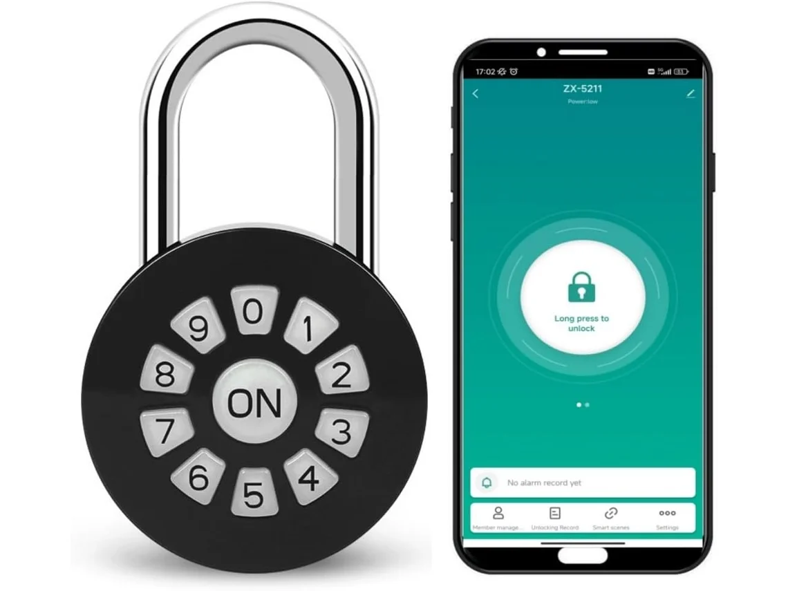 Cadena Bluetooth Para Exteriores, Cadena Pequeña Con Control Por Código Y Aplicación, Recargable Y Resistente A La Intemperie Brilvi_ozo