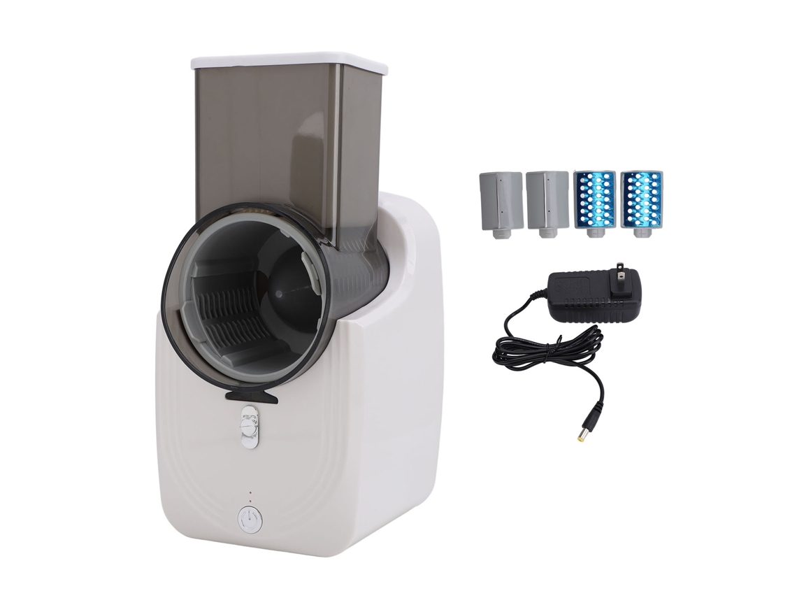 Rallador Eléctrico Multifuncional Para Queso, Verduras, Frutas, Tiras, Ensaladas, Cocina, Blanco