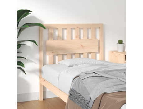 MAISON EXCLUSIVE - Cabecero de cama madera maciza de pino 95,5x4x100 cm