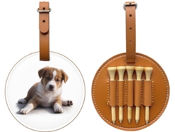Bolsa para Tees de Golfe , Preta. Fácil de Transportar e Mais Eficiente para Jogar Golfe.