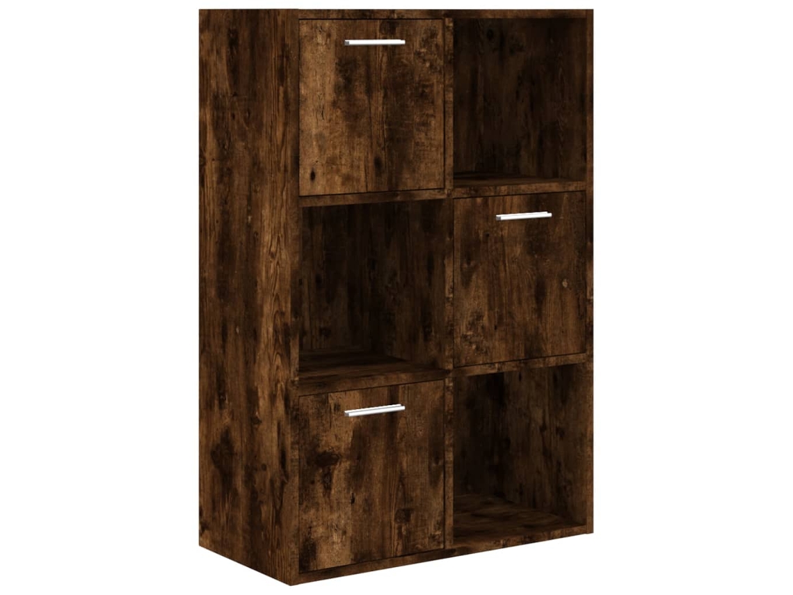 Maison Exclusive - Mueble De Almacenaje Roble Ahumado 60x29,5x90 Cm