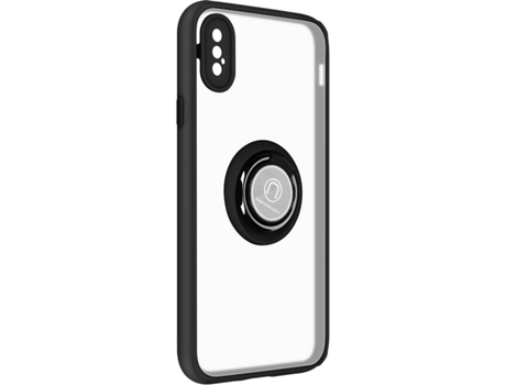 Funda Apple iPhone XS Max AVIZAR con Anillo de Soporte (Negro)