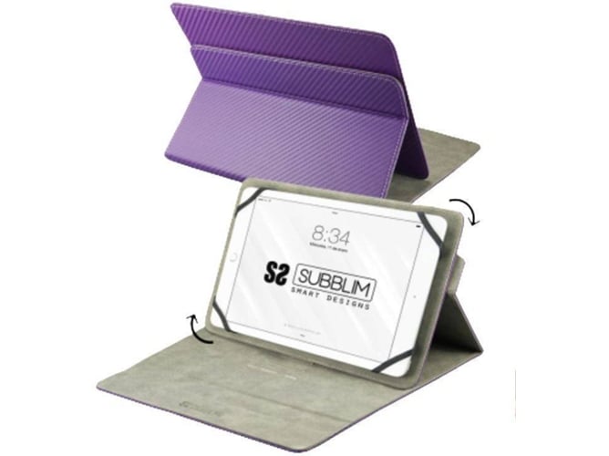 Funda Tablet Universal 10.1'' SUBBLIM 362 EXECUTIVE Morado
