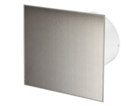 Ventilador extractor con cordón de tracción de 125 mm Panel frontal Inox Ventilación de techo y pared TRAX AWENTA