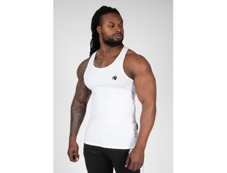 Tank Top Adams Stretch GORILLA WEAR (Blanco - 3Xl)