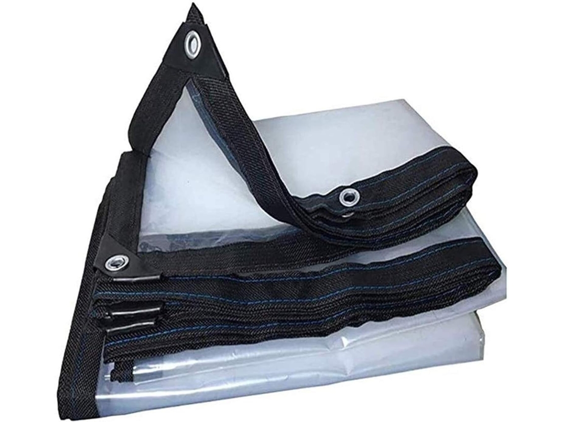 Lonas Transparentes De 3 M X Fabricadas En Plástico Grueso, Impermeable Y Duradero Con