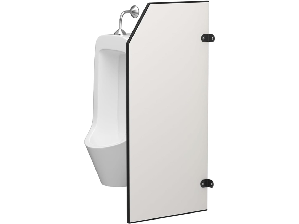 Mampara De Privacidad De Acero Inoxidable Para Montaje En Pared, De Uso Comercial.