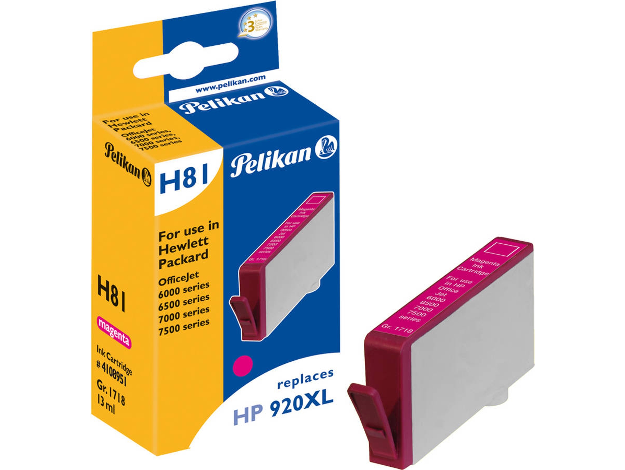 Cartucho de tinta PELIKAN Pelikan H81 Magenta 1 pieza(s)