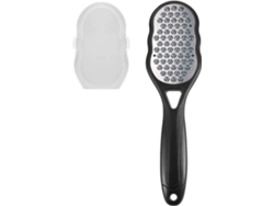 Raspador De Piel Dura Para Pies, Quitapelos Con Contenedor, Acero Inoxidable Para Eliminar Callos Y Piel Muerta Negro
