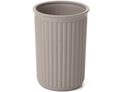 Vaso Porta Cepillos TATAY Baobab (Beis - Plástico - 7.6 x 7.6 x 11 cm)