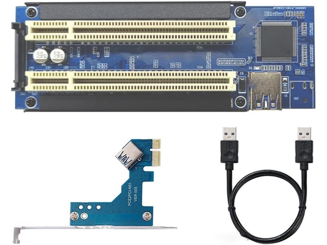 Adaptador De Tarjeta Elevadora Pci-e Express X1 A X16 Para Ranura De Expansión De Escritorio
