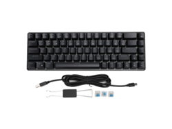 Teclado mecánico para juegos Baoj-2026, 68 teclas, interruptores azules, eje desmontable, retroiluminación V800