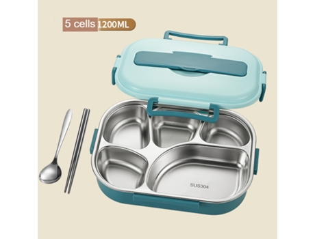Fiambrera Bento a prueba de fugas para adultos - Fiambrera y vajilla y bolsa-1.2L LUUCOZK