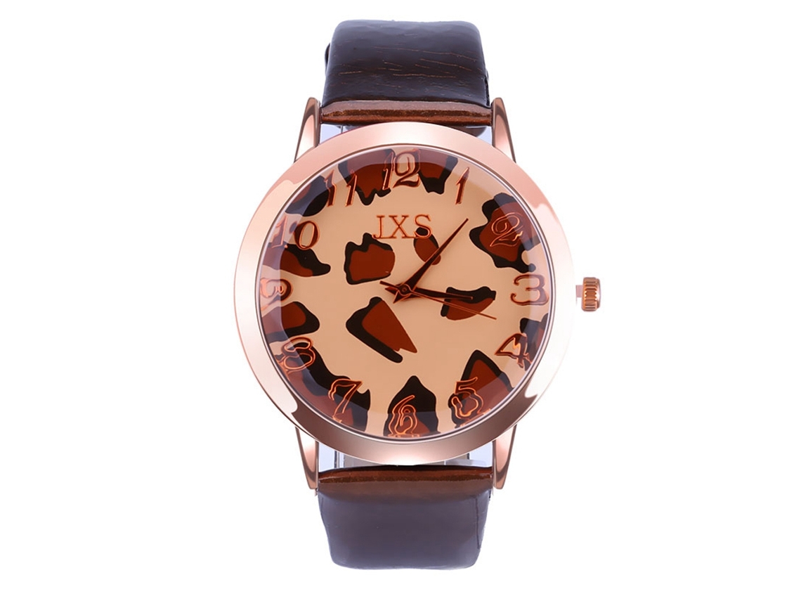 Reloj De Pulsera Zhoulianfa Para Mujer De Acero Inoxidable Con Correa De Cuero Sintético.