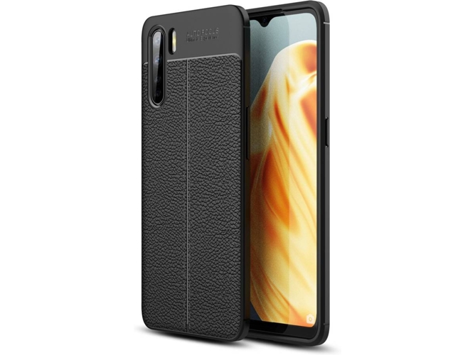 Funda Oppo A91 PHONESHIELD Rugged Leather Negro