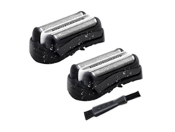 2 cabezales de repuesto 32b para afeitadora Braun Series 3: 301s, 310s, 320s, 330s, 340s, 360s, 380s, 3000s, 3020s, 3040s y 3080s.
