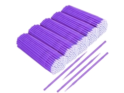 500 Pinceles Desechables Microaplicadores De Pestañas Con Puntas De Microfibra