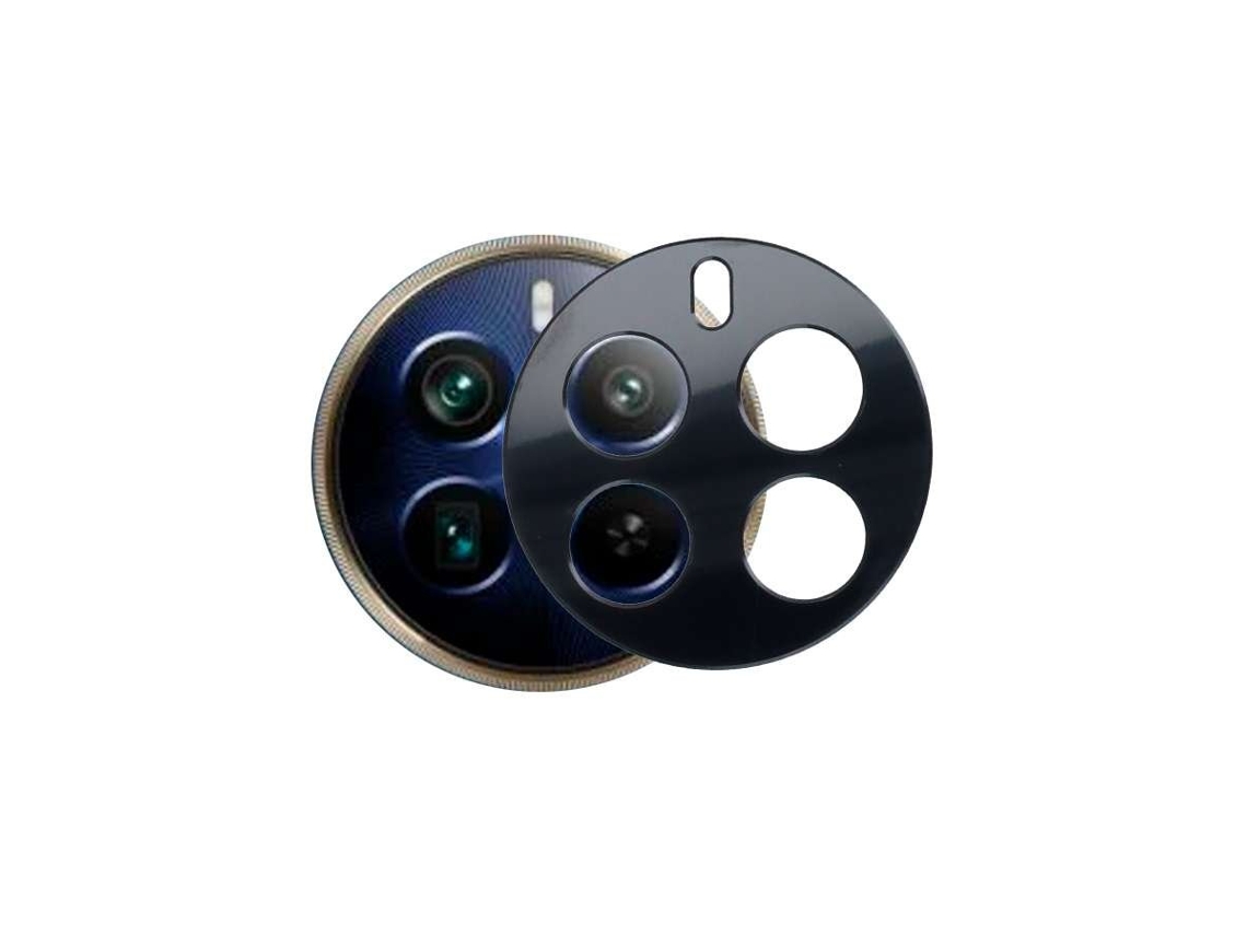 Protector Cámara Metalizado Negro Para Realme 12 Pro Plus 5g