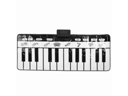 Tapete Piano Musical Infantil 24 Teclas Anti-derrapante 180x72cm Brincadeira Criança
