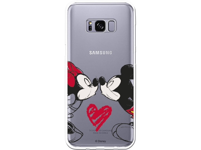 Carcasa Samsung Galaxy S8+ DISNEY Mickey y Minnie Beso Multicolor