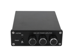 Amplificador De Potencia Estéreo Hifi Digital Mini Compacto De 100 W X 2 Con Control De Graves Y Agudos A01-100w