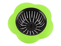 Filtro De Drenaje Para Lavabo Y Bañera Cazapelos De Plástico Genérico Para Cocina Baño Balcón (verde)