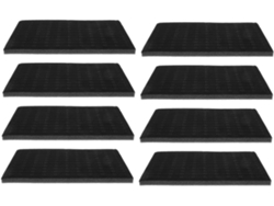 Juego 8 Separadores Esponja Negra Guardar Joyas Bandejas Anillos Pendientes Espuma Protectora Apilable