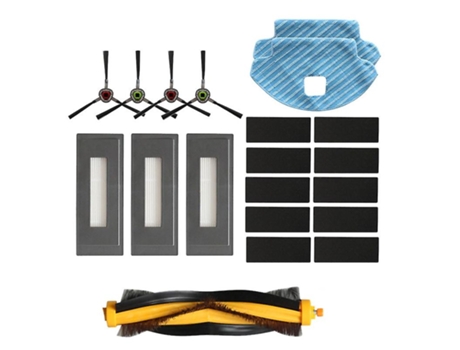 Para ecovacs deebot ozmo 930, escova lateral principal, filtro hepa, esfregona de pano