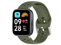 Correa para Redmi Watch 3 Active / Lite - Silicona deportiva - Hebilla plateada