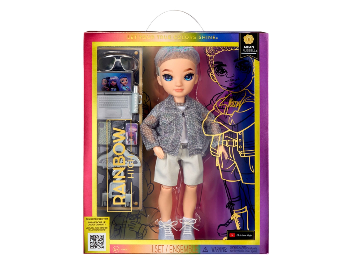 Muñeca RAINBOW HIGH Serie 5 Ar Purple (Edad Mínima Recomendada: 4 años)