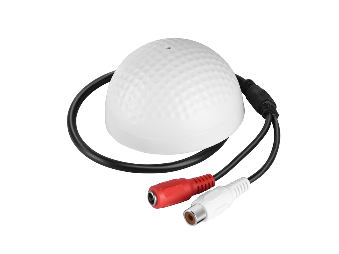 Micrófono De Captura De Audio Hifi Para Cctv Con Amplio Alcance De 5 A 150 M² Y Fácil Instalación.