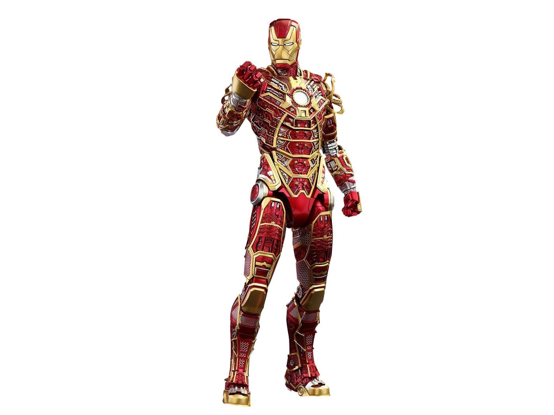 Figura Hot Toys MMS412 - Marvel Comics - Iron Man 3 - Bones Mark 41 Retro Armor Version