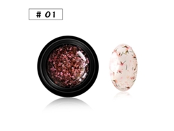 1 Pcs Flor Seca Gel Esmalte Uv Led Gel Verniz Transparente para Unhas Novo GOKOCO