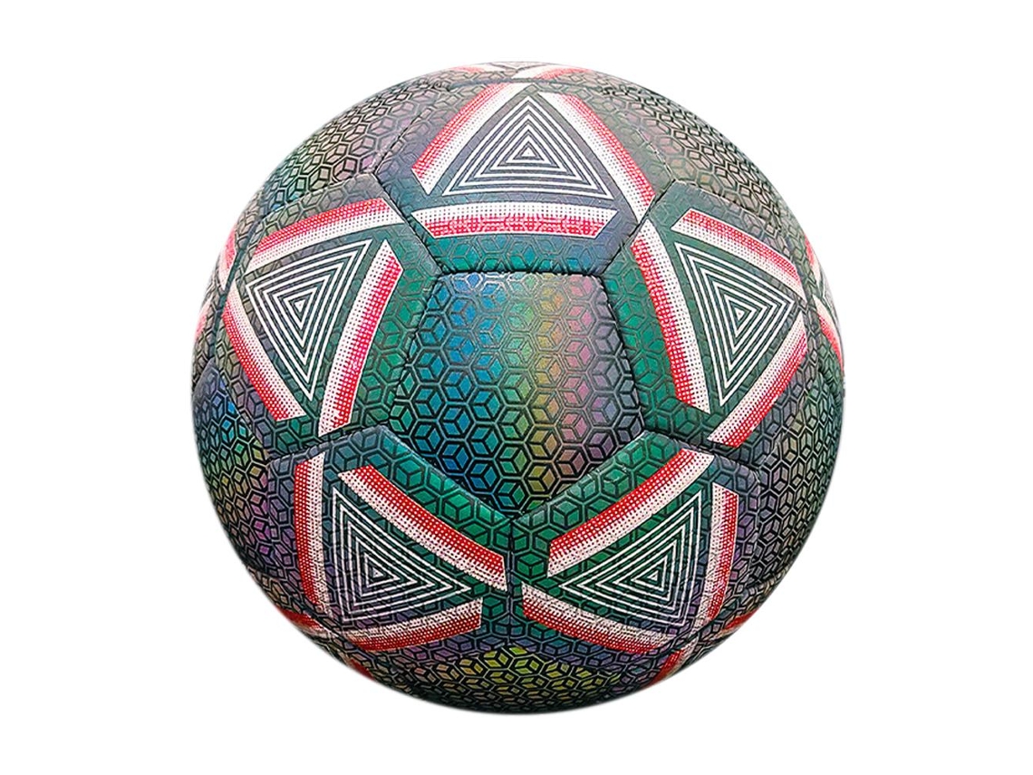 Balón De Fútbol Reflectante Talla 4. Duradero Para Entrenamientos Y Partidos Oficiales. Regalo Ideal Para Niños Y Niñas.