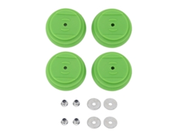 Juego de 4 cubiertas de plástico para cortacésped, accesorios para herramientas eléctricas