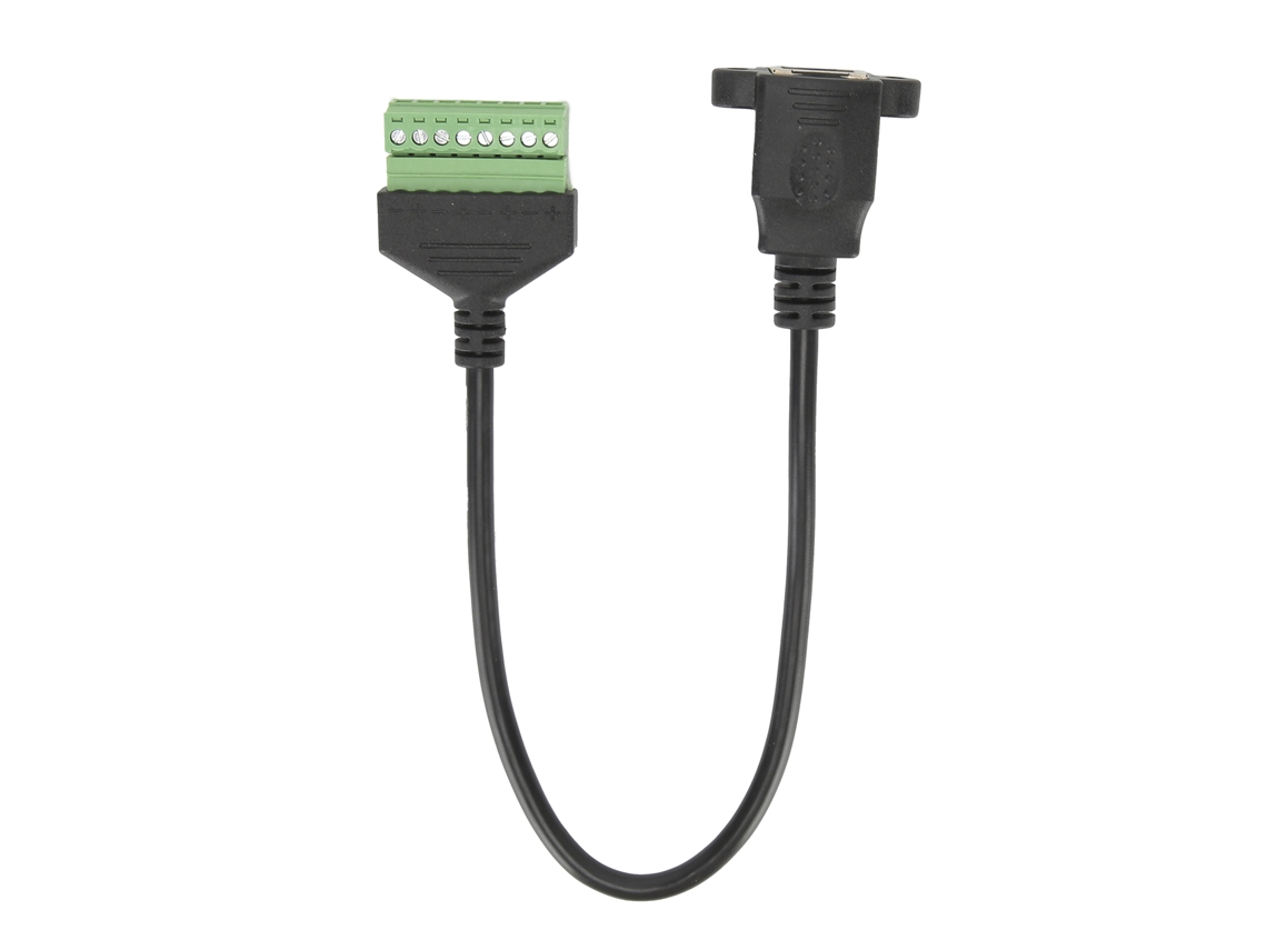 Adaptador De Extensão Rj45 Fêmea Para Cabo 8 Pinos Terminal Sem Solda Conexão Segura