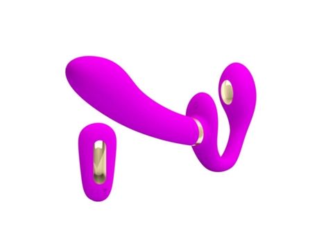 Vibrador para Parejas Sin Arnés Con Control Remoto PRETTYLOVE