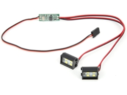 Faros Delanteros De Plástico Rc Modelo 110 16×4×2 Para Scx10 1/10 Crawler Overland