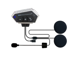 Auriculares Bluetooth Para Motocicleta Con Reducción De Ruido Y Manos Libres, Compatibles Con Todo Tipo De Cascos (plateados)