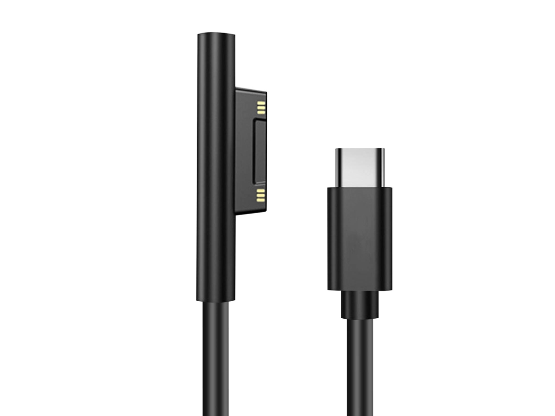 Cable de Carga USB-C 45W para Surface Pro 7, Pro 6, Pro 5, Pro 4, Pro 3 y Go AVIZAR