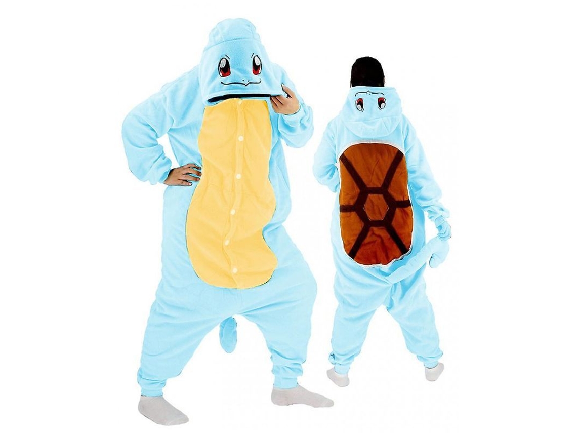 Pijama De Squirtle, Mono De Cosplay Para Adultos, De Franela, Tallas De La S A La Xl, Ideal Para Fiestas Y Festivales.