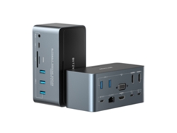 Estación de acoplamiento USB-C 18 en 1 con interfaz DP Blitzwolf BW TH13