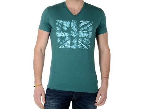 Camiseta de Hombre PEPE JEANS Martin Woods Outro Verde (XS)