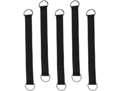 Correas Para Hamaca Inoomp De 5 Piezas, Poliéster Y Acero Inoxidable Con Mosquetones, Ajustables Para Columpios De