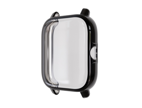 Capa protetora de relógio com protetor de tela para Huami Amazfit GTS 3 Negro
